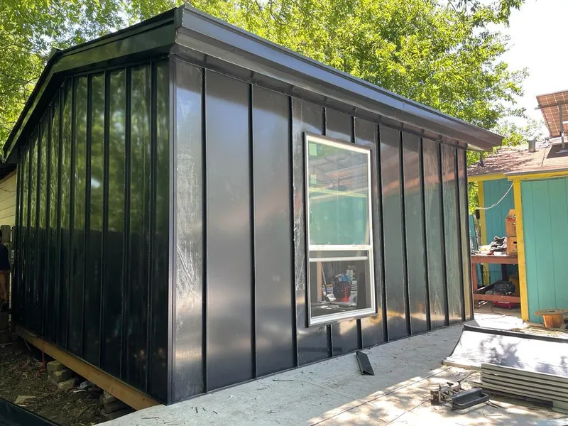 Black standing seam metal wall panels for Roof Inspection in Waynesboro